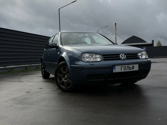 Синий Фольксваген Гольф, объемом двигателя 1.4 л и пробегом 190 тыс. км за 4800 $, фото 1 на Automoto.ua