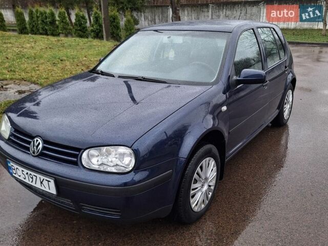 Синій Фольксваген Гольф, об'ємом двигуна 1.6 л та пробігом 214 тис. км за 4800 $, фото 1 на Automoto.ua