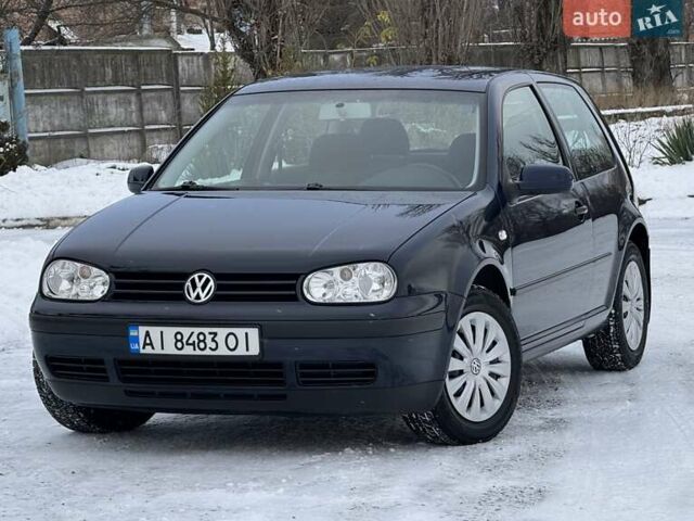 Синий Фольксваген Гольф, объемом двигателя 1.6 л и пробегом 182 тыс. км за 4999 $, фото 1 на Automoto.ua