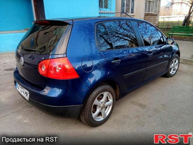Синий Фольксваген Гольф, объемом двигателя 1.4 л и пробегом 275 тыс. км за 4600 $, фото 1 на Automoto.ua