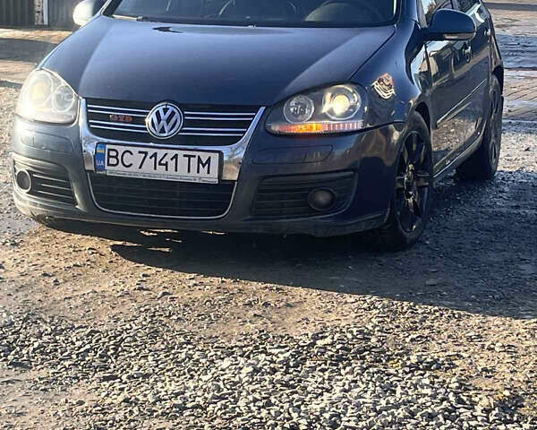 Синий Фольксваген Гольф, объемом двигателя 2 л и пробегом 221 тыс. км за 4900 $, фото 1 на Automoto.ua