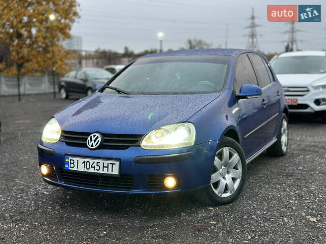Фольксваген Гольф 2006 в Полтаве на Automoto.ua Синий Фольксваген Гольф, объемом двигателя 1.6 л и пробегом 175 тыс. км за 6400 $, фото 1 на Automoto.ua