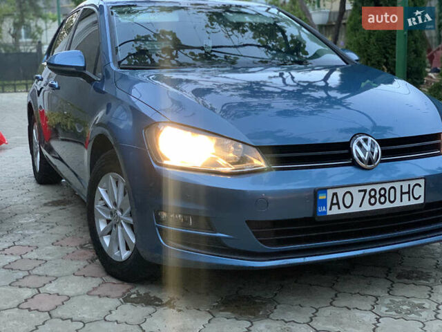 Синий Фольксваген Гольф, объемом двигателя 1.4 л и пробегом 192 тыс. км за 9850 $, фото 1 на Automoto.ua