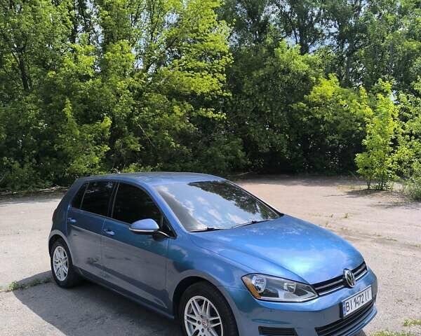 Синий Фольксваген Гольф, объемом двигателя 1.8 л и пробегом 132 тыс. км за 12300 $, фото 1 на Automoto.ua