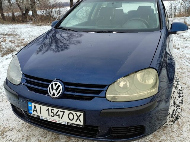 Синий Фольксваген Гольф, объемом двигателя 2 л и пробегом 335 тыс. км за 4999 $, фото 1 на Automoto.ua