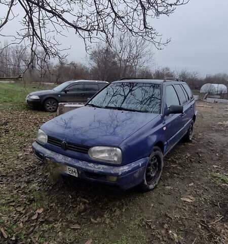 Синий Фольксваген Гольф, объемом двигателя 1.9 л и пробегом 400 тыс. км за 830 $, фото 1 на Automoto.ua