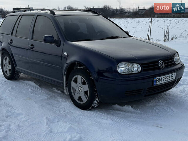 Синий Фольксваген Гольф, объемом двигателя 1.6 л и пробегом 202 тыс. км за 4600 $, фото 1 на Automoto.ua