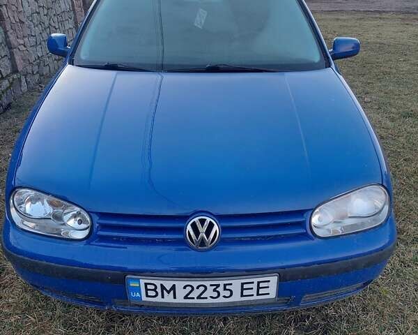 Синий Фольксваген Гольф, объемом двигателя 1.6 л и пробегом 216 тыс. км за 4200 $, фото 1 на Automoto.ua