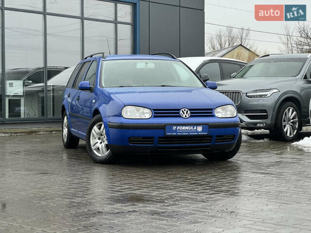Синий Фольксваген Гольф, объемом двигателя 1.6 л и пробегом 248 тыс. км за 4590 $, фото 1 на Automoto.ua