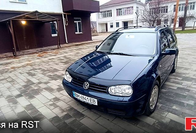 Синий Фольксваген Гольф, объемом двигателя 1.6 л и пробегом 196 тыс. км за 4200 $, фото 1 на Automoto.ua