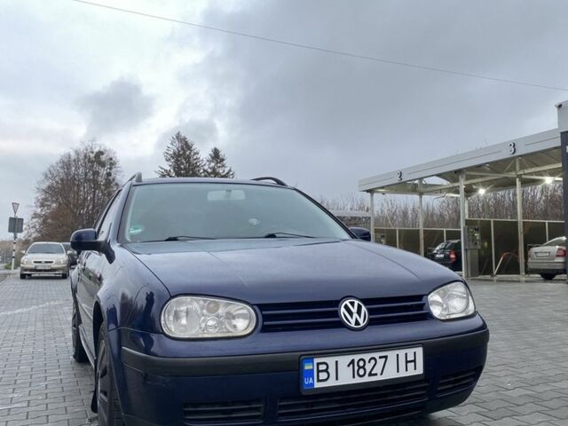 Синий Фольксваген Гольф, объемом двигателя 1.6 л и пробегом 290 тыс. км за 4300 $, фото 1 на Automoto.ua