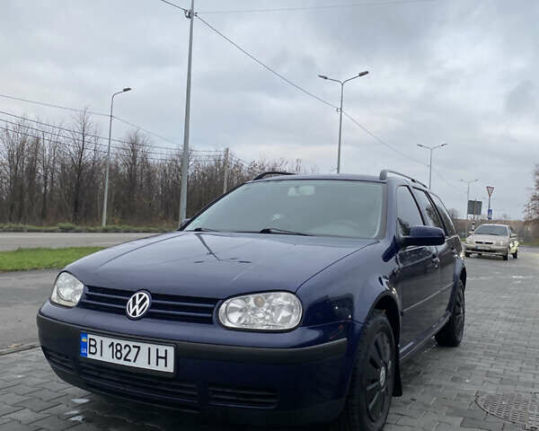 Синий Фольксваген Гольф, объемом двигателя 1.6 л и пробегом 285 тыс. км за 4500 $, фото 1 на Automoto.ua