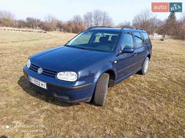 Синій Фольксваген Гольф, об'ємом двигуна 1.39 л та пробігом 216 тис. км за 4500 $, фото 1 на Automoto.ua