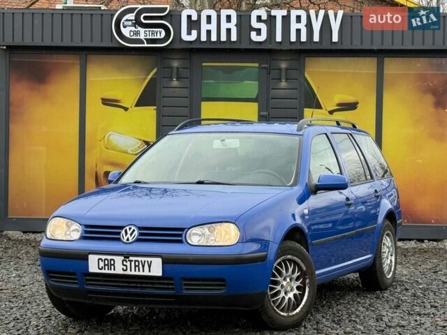 Синий Фольксваген Гольф, объемом двигателя 1.4 л и пробегом 236 тыс. км за 3550 $, фото 1 на Automoto.ua