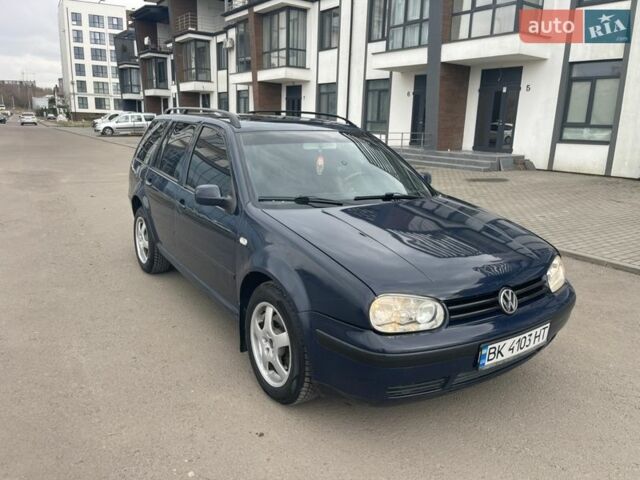 Синий Фольксваген Гольф, объемом двигателя 1.9 л и пробегом 386 тыс. км за 3750 $, фото 1 на Automoto.ua