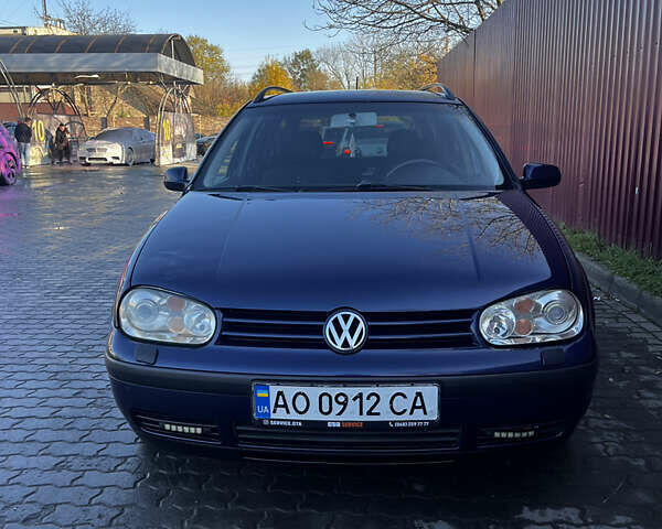 Синий Фольксваген Гольф, объемом двигателя 1.9 л и пробегом 397 тыс. км за 4200 $, фото 1 на Automoto.ua