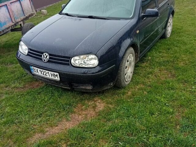 Синий Фольксваген Гольф, объемом двигателя 1.6 л и пробегом 200 тыс. км за 3600 $, фото 1 на Automoto.ua