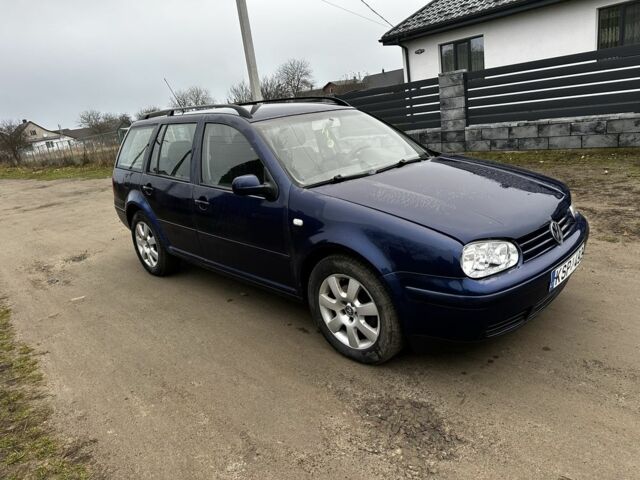 Синий Фольксваген Гольф, объемом двигателя 1.9 л и пробегом 380 тыс. км за 2150 $, фото 1 на Automoto.ua