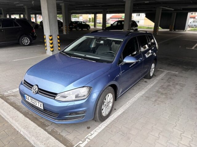 Синий Фольксваген Гольф, объемом двигателя 1.4 л и пробегом 192 тыс. км за 10300 $, фото 1 на Automoto.ua