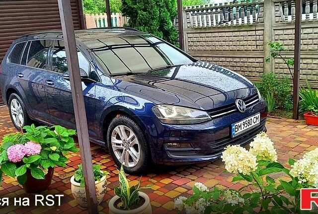 Синий Фольксваген Гольф, объемом двигателя 1.6 л и пробегом 254 тыс. км за 9700 $, фото 1 на Automoto.ua