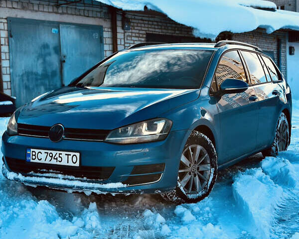 Синий Фольксваген Гольф, объемом двигателя 1.6 л и пробегом 266 тыс. км за 11200 $, фото 1 на Automoto.ua