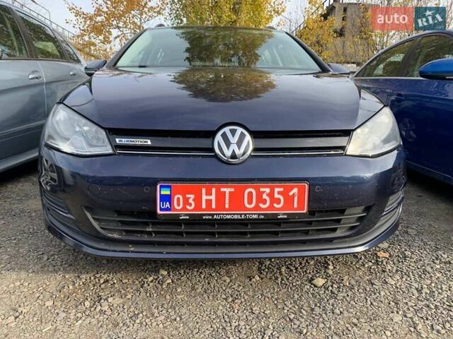Синий Фольксваген Гольф, объемом двигателя 1.6 л и пробегом 206 тыс. км за 9600 $, фото 1 на Automoto.ua