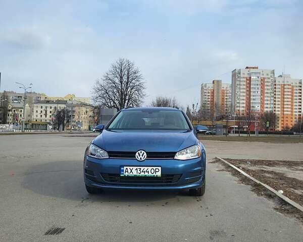Синий Фольксваген Гольф, объемом двигателя 1.8 л и пробегом 76 тыс. км за 13100 $, фото 1 на Automoto.ua
