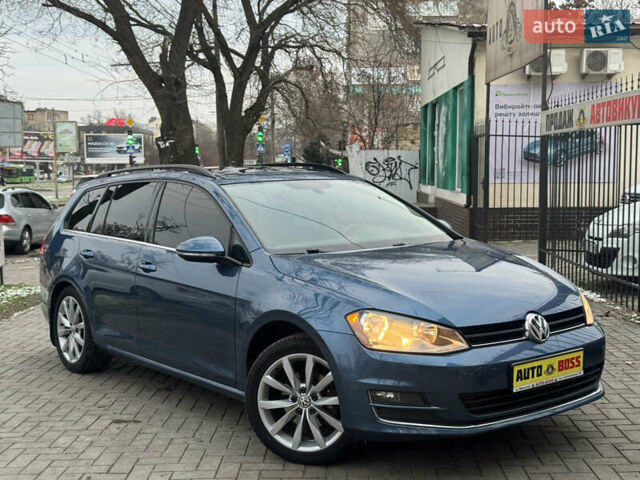 Синий Фольксваген Гольф, объемом двигателя 1.8 л и пробегом 205 тыс. км за 12999 $, фото 1 на Automoto.ua