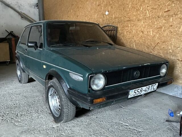 Зеленый Фольксваген Гольф, объемом двигателя 1.6 л и пробегом 405 тыс. км за 600 $, фото 1 на Automoto.ua