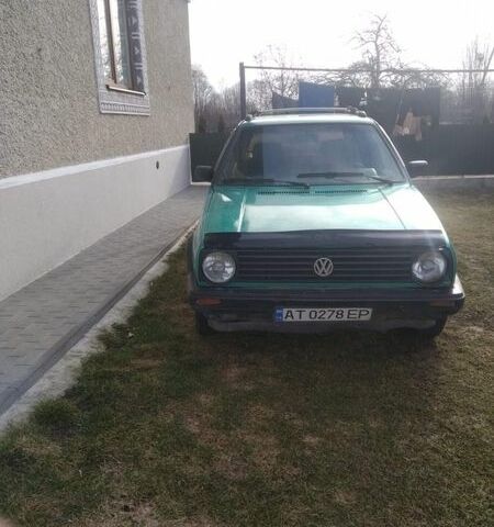 Зеленый Фольксваген Гольф, объемом двигателя 1.59 л и пробегом 450 тыс. км за 1500 $, фото 1 на Automoto.ua