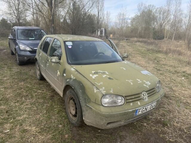 Зеленый Фольксваген Гольф, объемом двигателя 1.9 л и пробегом 265 тыс. км за 1037 $, фото 1 на Automoto.ua