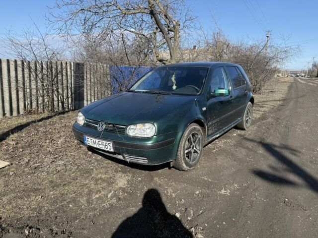 Зеленый Фольксваген Гольф, объемом двигателя 1.4 л и пробегом 290 тыс. км за 797 $, фото 1 на Automoto.ua
