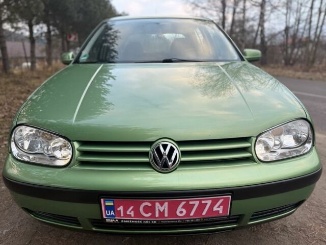 Зеленый Фольксваген Гольф, объемом двигателя 1.4 л и пробегом 160 тыс. км за 4500 $, фото 1 на Automoto.ua