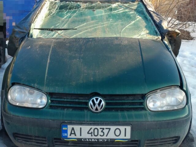 Зеленый Фольксваген Гольф, объемом двигателя 2 л и пробегом 273 тыс. км за 1500 $, фото 1 на Automoto.ua
