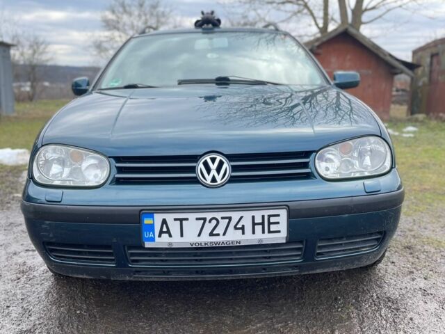 Зеленый Фольксваген Гольф, объемом двигателя 2 л и пробегом 264 тыс. км за 4300 $, фото 1 на Automoto.ua