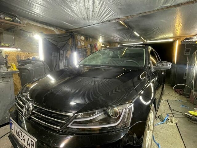 Черный Фольксваген Джетта, объемом двигателя 2 л и пробегом 150 тыс. км за 10000 $, фото 1 на Automoto.ua