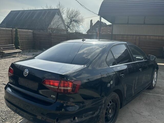 Черный Фольксваген Джетта, объемом двигателя 1.6 л и пробегом 130 тыс. км за 3200 $, фото 1 на Automoto.ua
