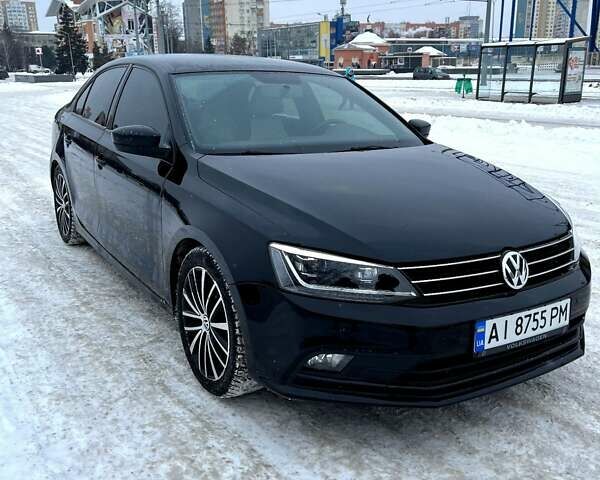 Черный Фольксваген Джетта, объемом двигателя 1.8 л и пробегом 128 тыс. км за 12000 $, фото 1 на Automoto.ua