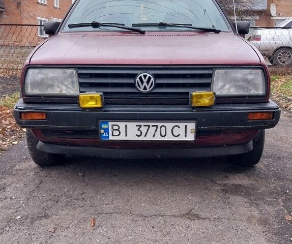 Красный Фольксваген Джетта, объемом двигателя 1.8 л и пробегом 444 тыс. км за 1181 $, фото 1 на Automoto.ua