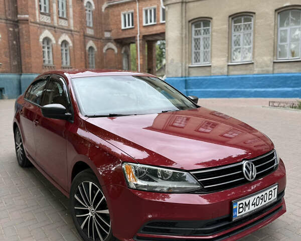 Фольксваген Джетта 2016 в Сумах на Automoto.ua Красный Фольксваген Джетта, объемом двигателя 1.4 л и пробегом 105 тыс. км за 10200 $, фото 1 на Automoto.ua