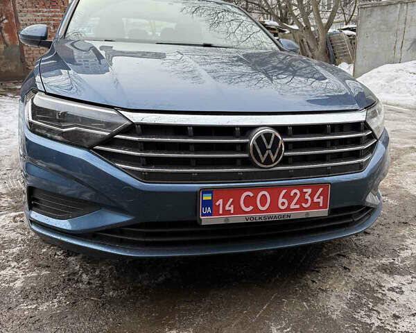 Синий Фольксваген Джетта, объемом двигателя 1.4 л и пробегом 80 тыс. км за 15700 $, фото 1 на Automoto.ua