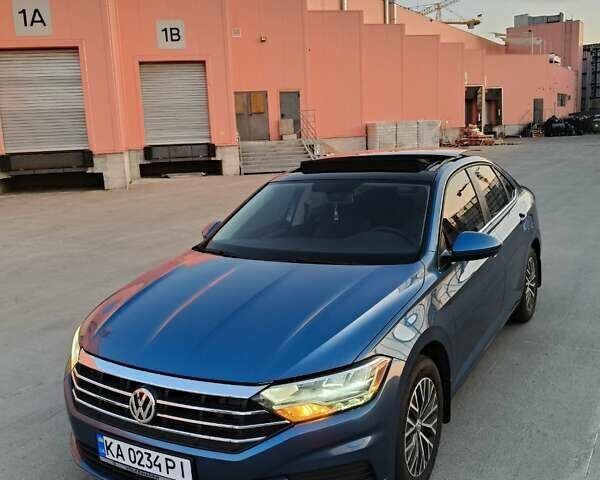 Синий Фольксваген Джетта, объемом двигателя 1.4 л и пробегом 131 тыс. км за 19000 $, фото 1 на Automoto.ua