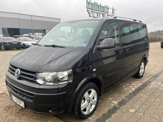 Черный Фольксваген Мультиван, объемом двигателя 2 л и пробегом 250 тыс. км за 9200 $, фото 1 на Automoto.ua