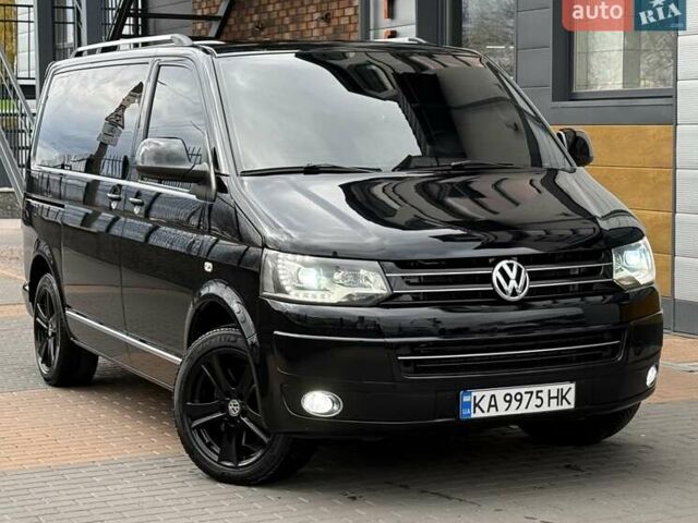 Черный Фольксваген Мультиван, объемом двигателя 1.98 л и пробегом 345 тыс. км за 21999 $, фото 1 на Automoto.ua
