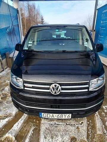 Черный Фольксваген Мультиван, объемом двигателя 1.98 л и пробегом 189 тыс. км за 40964 $, фото 1 на Automoto.ua