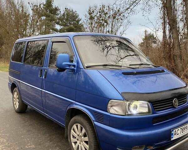 Синій Фольксваген Мультиван, об'ємом двигуна 2.47 л та пробігом 235 тис. км за 7700 $, фото 1 на Automoto.ua