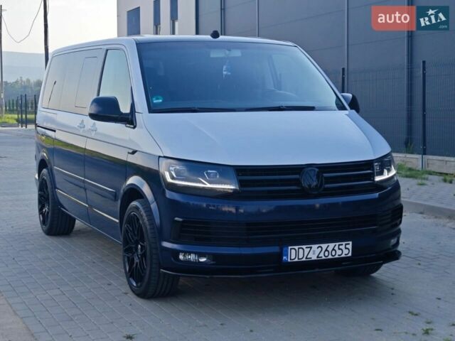 Синій Фольксваген Мультиван, об'ємом двигуна 2.5 л та пробігом 243 тис. км за 6700 $, фото 1 на Automoto.ua