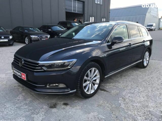 Сірий Фольксваген Пассат Б8, об'ємом двигуна 2 л та пробігом 223 тис. км за 20490 $, фото 1 на Automoto.ua