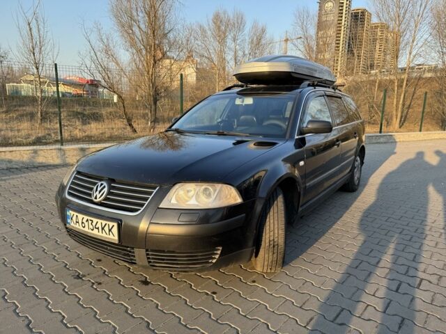 Черный Фольксваген Пассат Вариант, объемом двигателя 2 л и пробегом 477 тыс. км за 4300 $, фото 1 на Automoto.ua