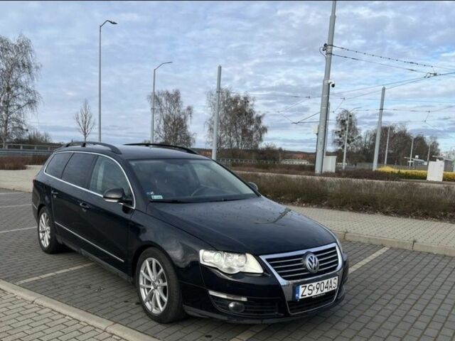 Черный Фольксваген Пассат Вариант, объемом двигателя 2 л и пробегом 220 тыс. км за 1800 $, фото 1 на Automoto.ua